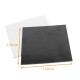 presentation support for box 12x12cm, Black White, pack of 50