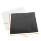 supporto alla presentazione per scatola 15x15cm, Nero Bianco, confezione da 50