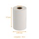 Rollo de papel térmico blanco 57x40x12mm x 18m, caja de 50