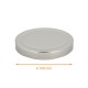 Coperchio per vaso di vetro ø100mm argentoo, confezione da 60