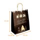 Borsa con manico in spago natalizio Modello Léon, 35+14x41cm, scatola da 250
