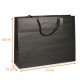 Bolsa de lujo con cordón caja de 50, Negro intenso' 52x16x40cm