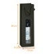 Bottle bag box of 200, for 1 window bottle 'Noir Intense' 10x9x38cm 