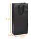 Bottle bag box of 100, for 2 bottles 'Noir Intense' 18x9x38cm 