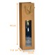 Bottle bag box of 200, for 1 Magnum window 13x11,4x44cm kraft brown