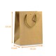 Bolsa de lujo con cordón caja de 250, Naturaleza chic" 18x10x23cm