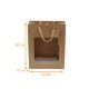 Borsa con coulisse di lusso scatola da 168, con finestra 'Chic Nature' 22x11x28cm