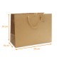 Sac Luxe à poignée cordelière carton de 60, 'Chic Nature' 39x18x29cm