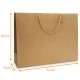 Borsa con coulisse di lusso scatola da 50, Natura Chic" 52x16x40cm