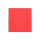 Asciugamano micro-riscaldato ovatta 2p. 20x20cm "Rosso, scatola da 2400