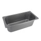 Eisbehälter aus Plastik 4,8 Liter, 36x16,5x12,5cm, für Vitrinen + Deckel, Karton mit 30 Stück