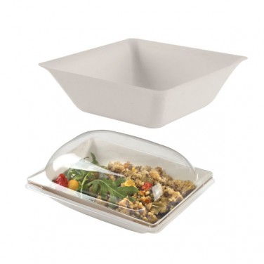 Salatschüssel aus Zuckerrohrpulpe