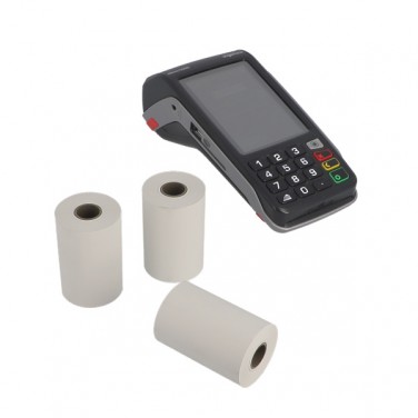 Rouleau papier thermique blanc