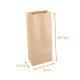 Paper SOS bag 10+5.5x28.5cm, brown kraft, pack of 100