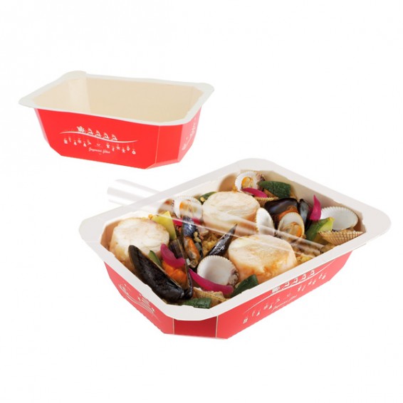 Barquette scellable en carton pour les fêtes