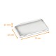 Lid for Pulp plate sugar cane, rectangular "Imagine", 13x6.5cm, box of 200