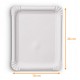 Pappteller Weiß, 18 x 26 cm, Packung mit 250