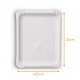 Paper plate White, 16.5 x 20 cm, pack of 250