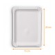 Paper plate White, 13 x 20 cm, pack of 250