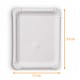 Paper plate White, 17 x 23 cm, pack of 250