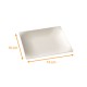 Pulp plate sugar cane, square "Imagine", 16x16cm, box of 100