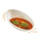 Placa de pulpa caña de azúcar para mignardise, "Cocoon", 82x52x28mm, 30mL, caja de 1000
