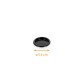 Assiette en plastique ronde ø 5,4cm en PET noir, carton de 2000