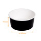Kraft Salattopf Schwarz 750ml, ø150x70mm, Karton mit 300 Stück