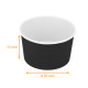 Ice cream tub Black, 240 ml ø94x55mm, carton of 2000