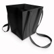 Tasche Griff Stoff 10er-Pack, 165x125x80mm 'Schwarz'.