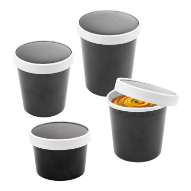 Pot à soupe noir
