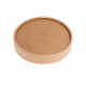 Tapa para tarrina de helado caja de 1000, 180 ml, kraft natural, ø87mm