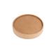 Tapa para tarrina de helado caja de 1000, 120 ml, kraft natural, ø77mm