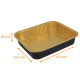 Vassoio "Premium" in alluminio confezione da 25, "Eclipse" 322x262x60mm, 3600ml, nero/oro