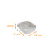 Alu-Schale "Premium" 50er-Pack, "Eclipse" 157x124x40mm, 500ml