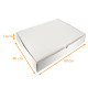 Schachtel mit Mikrospulen-Tray 40x60x10cm, Mikrospule weiß, 25er-Pack