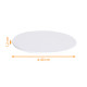 Supporto per torte nuziali per unità, rotondo bianco, spessore 1,2 cm, ø 40 cm