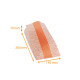 Sac croissant 140+70x260mm (réf. 104), Ethnik, en kraft blanc, paquet de 1000