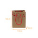 Sac Luxe à poignée cordelière carton de 300, 'Asca Red', 11,4+6,4x14,6cm