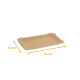 Assiette kraft 10x16cm (ref 3), paquet de 250
