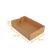 Konditoreikiste Kraft braun 20x13x5cm, 100er-Packung