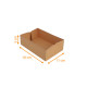 Konditoreikiste Kraft braun 16x11x5cm, 100er-Packung