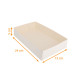 Patisserie-Kiste weiß 24x15x5 cm, 100er-Packung