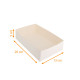White pastry case 20x13x5 cm, pack of 100