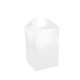 Valisette transparente en PVC, 12x12x19cm, carton de 200