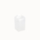 Custodia trasparente PVC, 8x8x13cm, scatola da 200