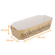 Barquette de cuisson en carton Salamandre, 240x100x60mm, paquet de 100
