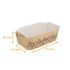 Barquette de cuisson en carton Salamandre, 175x110x60mm, paquet de 100