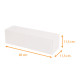 Cassetta per tronchi isolata 40x11,5x11,5 cm Bianco, scatola da 25