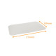 Tapa para plato de aluminio / caja, tapas para bandejas ref BO900 / BO1100, paquete de 100